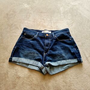 Levi's Signature High Rise Denim Shorts Womens Blue Sz 10/30